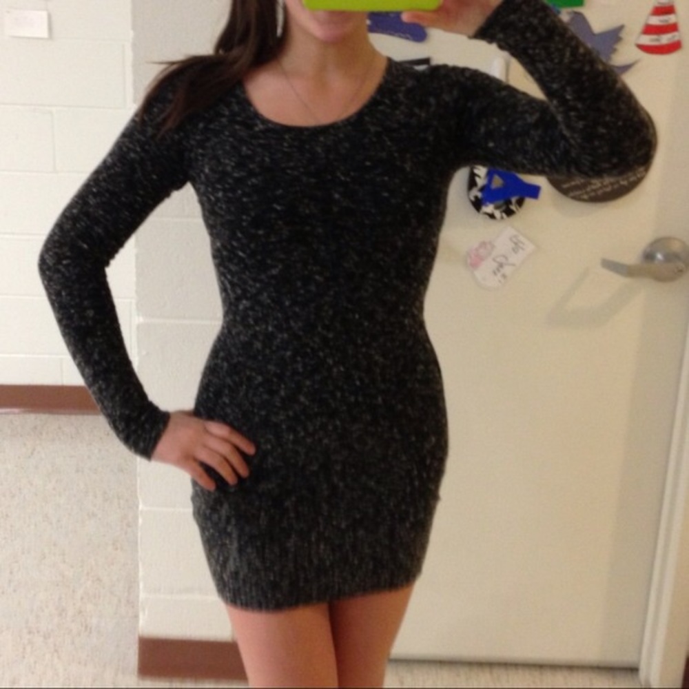 Armani Exchange Sexy Sweater Dress